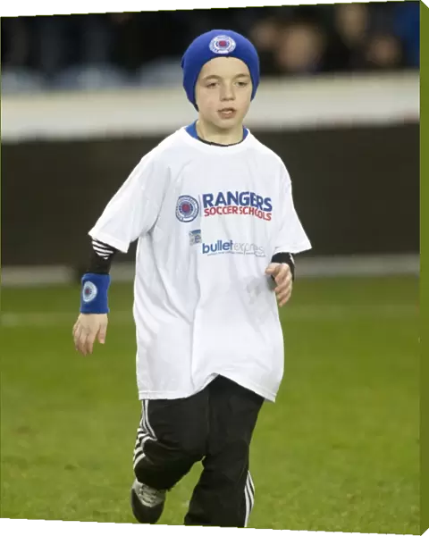 Half-Time Spectacle: Young Rangers Star at Ibrox