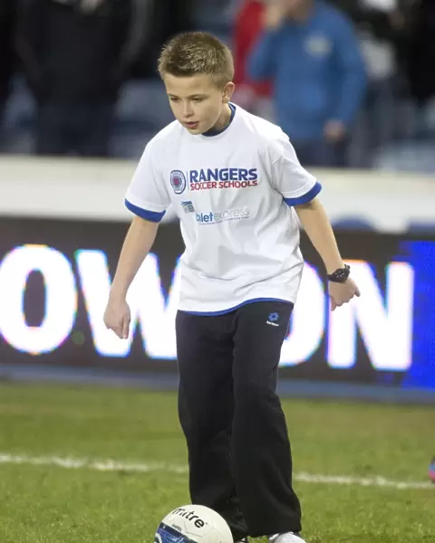 Rangers Soccer School: Half Time at Ibrox - Young Stars Join the Action during Rangers vs Elgin City (1-1) in the Scottish Third Division
