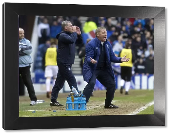 Rangers: Ally McCoist and Team Celebrate Historic 4-0 Victory Over Queens Park at Ibrox Stadium