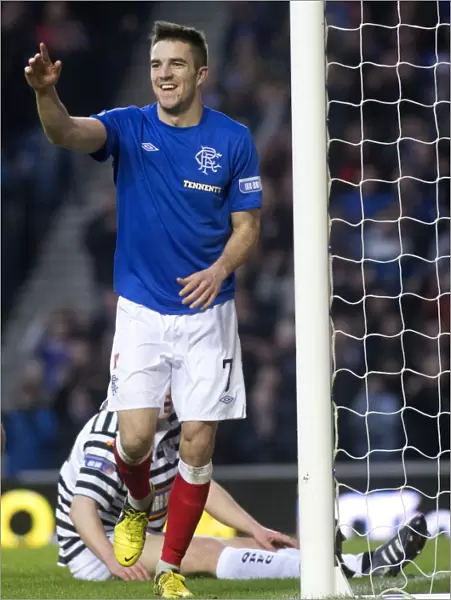 Andy Little's Euphoric Moment: Rangers 4-0 Third Division Victory over Queens Park at Ibrox Stadium