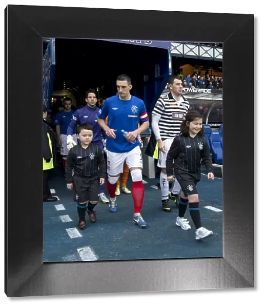 Rangers Triumphant Homecoming: Excited Mascots Kick Off 4-0 Ibrox Victory over Queens Park