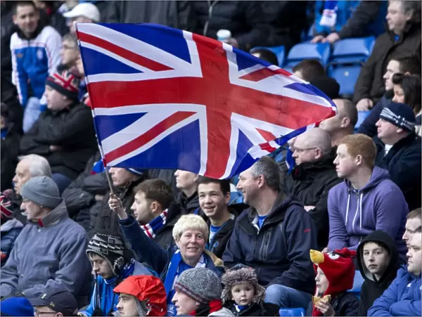 A Sea of Union Jacks: Rangers 4-0 Queens Park at Ibrox Stadium