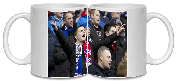 Euphoria at Ibrox: A Sea of Celebrating Rangers Fans (4-0 vs. Queens Park)