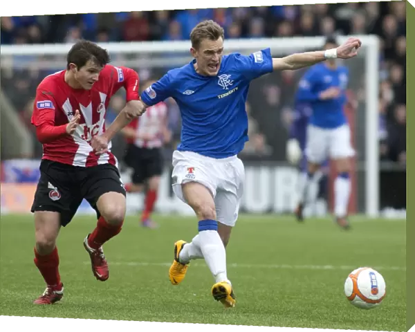 Dean Shiels Scores in Rangers Dominant 4-1 Victory over Clyde in Scottish Third Division at Broadwood Stadium