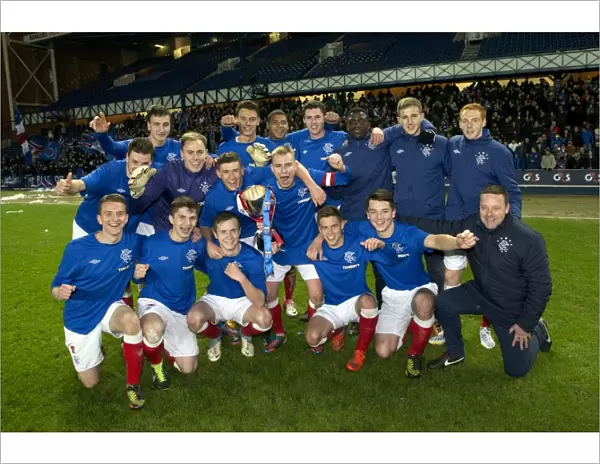 Rangers Reserves Claim SFL Reserve League Title: Andy Mitchell and Team Celebrate 2-0 Victory over Queens Park Reserves at Ibrox Stadium