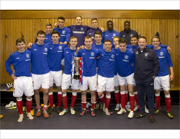 Rangers Reserves: SFL Reserve League Champions - Triumphant Celebrations in the Ibrox Dressing Room