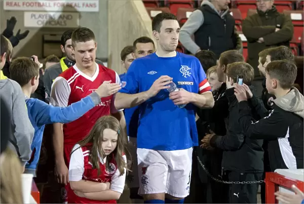 Rangers and Stirling Albion Captains Lead Teams at Forthbank Stadium: 1-1 Scottish Third Division Soccer Match