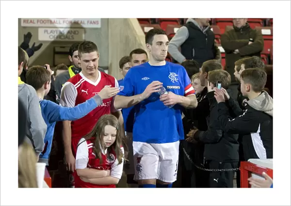 Rangers and Stirling Albion Captains Lead Teams at Forthbank Stadium: 1-1 Scottish Third Division Soccer Match