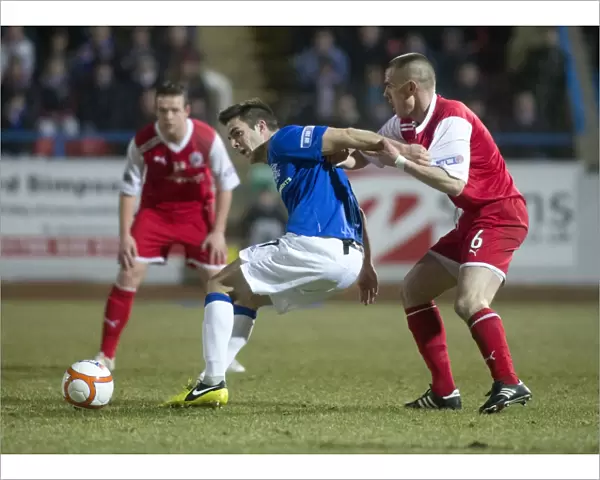 Andy Little vs Jamie Bishop: A Draw at Forthbank Stadium - Stirling Albion vs Rangers in the Scottish Third Division