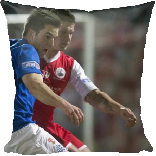 Andy Little's Thrilling Performance: Stirling Albion vs Rangers - A Draw at Forthbank Stadium (Scottish Third Division Soccer)