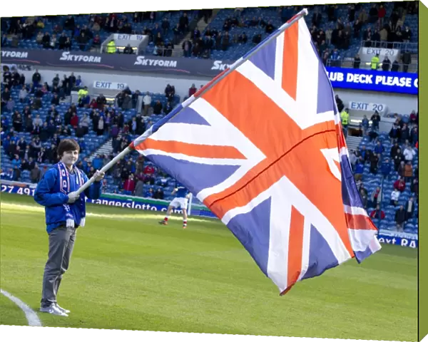 Rangers Football Club: Callum Barrie's Triumph - Rangers 3-1 East Stirlingshire: Ibrox Stadium Flag Raising