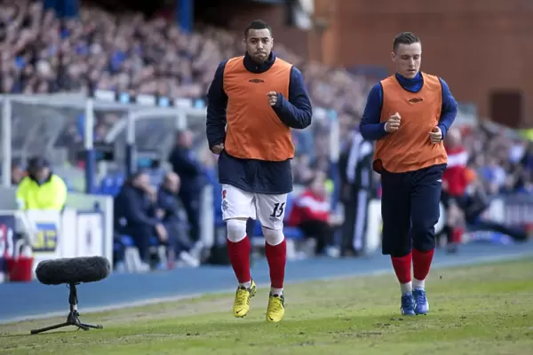 Rangers Football Club: Kane Hemmings and Barrie McKay Prepare for Rangers 3-1 Triumph over East Stirlingshire at Ibrox Stadium
