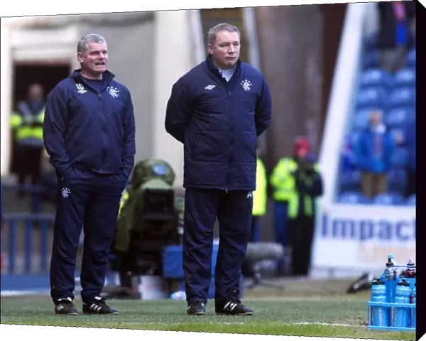 McCoist and Durrant's 3-1 Victory: Rangers Overpower East Stirlingshire at Ibrox Stadium