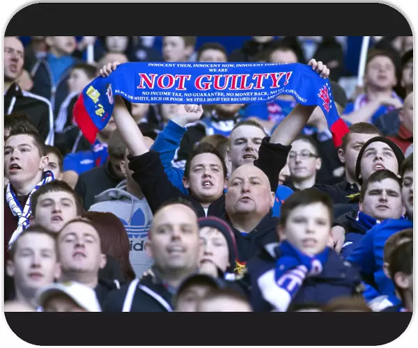 Rangers FC: Ecstatic Fans Celebrate 3-1 Victory Over East Stirlingshire at Ibrox Stadium