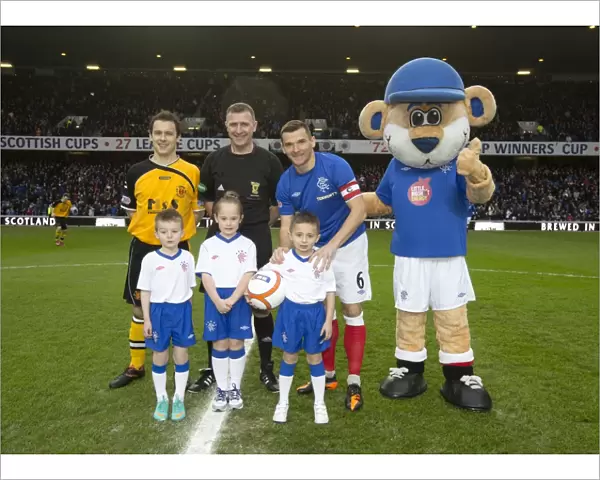 A Bittersweet Day at Ibrox: Rangers FC's Lee McCulloch and the Mascots in Defeat (Rangers 1-2 Annan Athletic)
