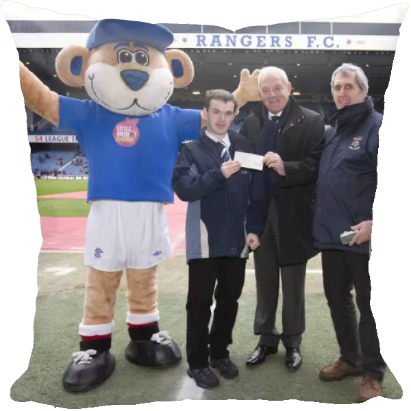 Walter Smith Presents Cheque at Ibrox Stadium: 0-0 Rangers vs Stirling Albion