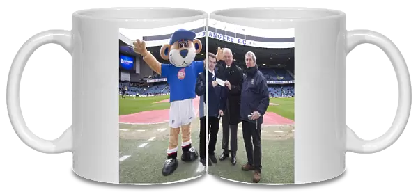 Walter Smith Presents Cheque at Ibrox Stadium: 0-0 Rangers vs Stirling Albion