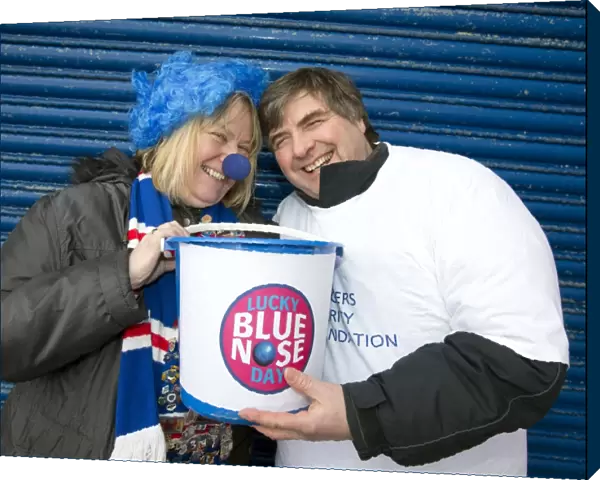 Rangers Football Club: United in Support - Ibrox Fans Raise Funds for Charity with Blue Noses