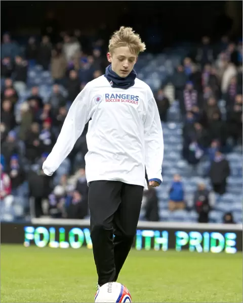 Rangers Football Club: Half Time Community Spirit - Kids Take Over the Pitch at Ibrox (Rangers vs Stirling Albion)