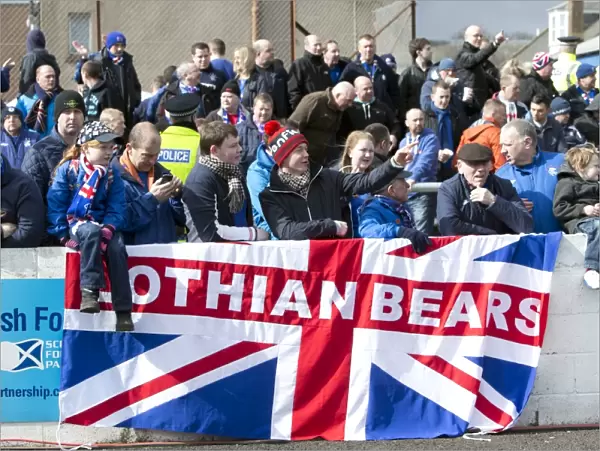 Rangers Fans United: A Sea of Passion at Montrose's Links Park (0-0)
