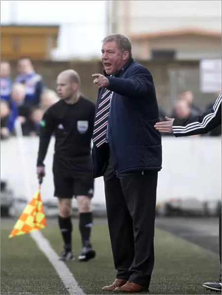 Ally McCoist Rallies Rangers: Unyielding Determination at Montrose's Links Park in the Scottish Third Division (0-0 Standoff)