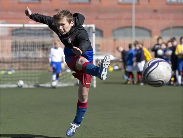Rangers easter Soccer school at the Ibrox Complex