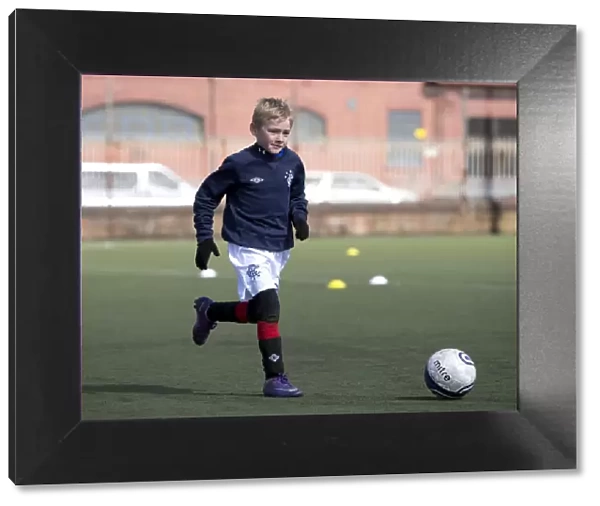 Rangers easter Soccer school at the Ibrox Complex