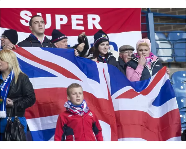 A Sea of Linfield Fans at Ibrox Stadium: Rangers 2-0 Linfield