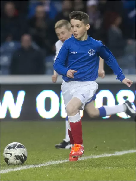 Rangers Football Club: Young Stars Shine at Ibrox Stadium - Half Time Soccer Schools Match: Rangers 2-0 Linfield