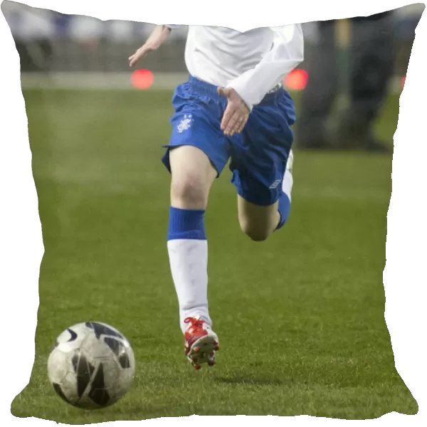 Young Rangers Shine: Half Time Soccer Schools Match at Ibrox Stadium - Nurturing Tomorrow's Football Stars (Rangers 2-0 Linfield)