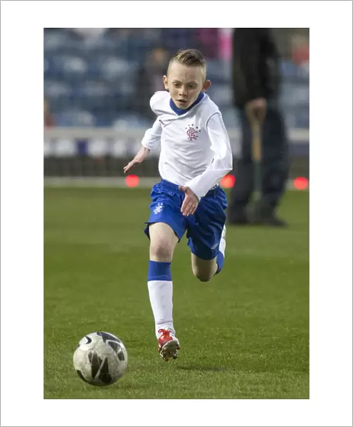 Young Rangers Shine: Half Time Soccer Schools Match at Ibrox Stadium - Nurturing Tomorrow's Football Stars (Rangers 2-0 Linfield)
