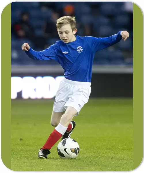 Rangers Football Club: Half Time Soccer Schools Match - Young Stars Shine at Ibrox Stadium: Rangers 2-0 Linfield