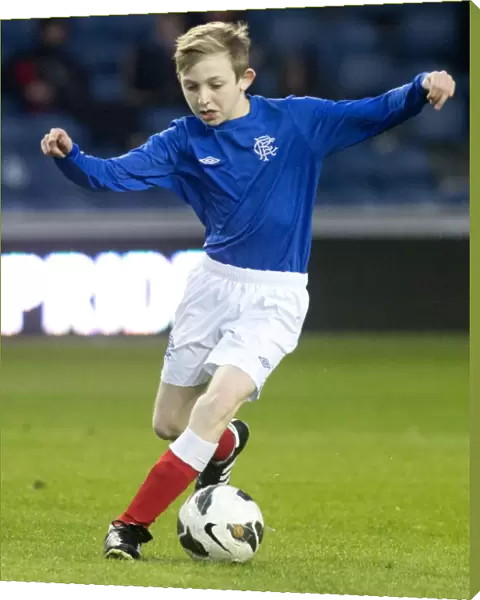 Rangers Football Club: Half Time Soccer Schools Match - Young Stars Shine at Ibrox Stadium: Rangers 2-0 Linfield