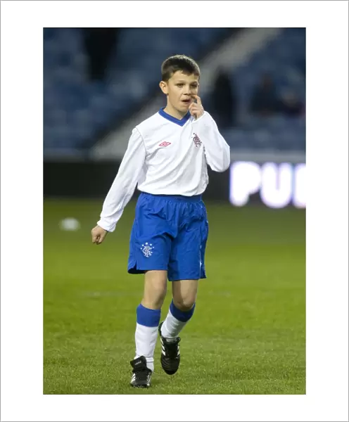 Young Rangers Shine: Nurturing Future Football Talents at Ibrox Stadium - Half Time Soccer Schools Match (Rangers 2-0 Linfield)