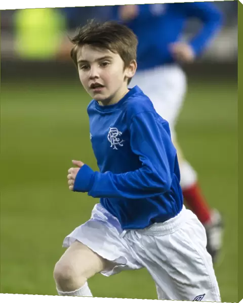 Young Rangers Shine: Half Time Soccer Schools Match at Ibrox Stadium - Rangers 2-0 Linfield