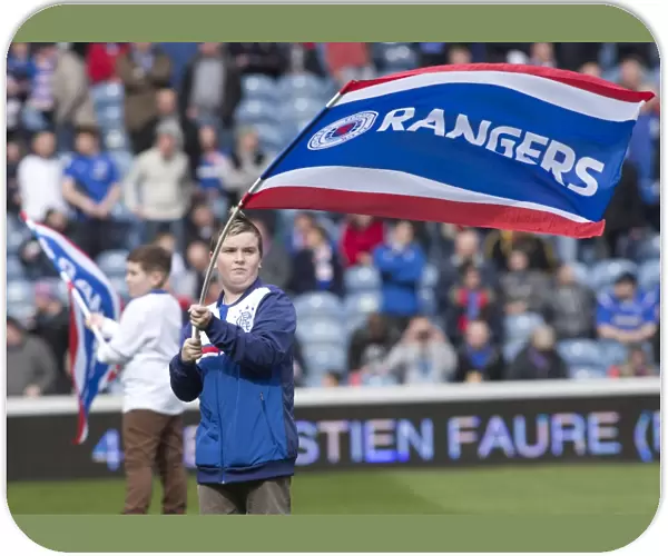 Rangers Football Club: Triumphant Flag Bearers Celebrate 2-0 Victory Over Clyde at Ibrox Stadium