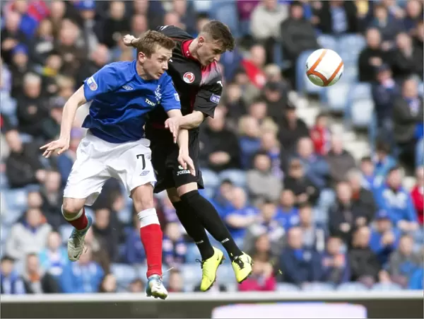 Robbie Crawford Scores the Decisive Goal: Rangers 2-0 Clyde at Ibrox Stadium