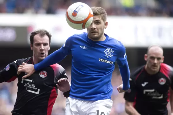 Kyle Hutton Scores the Second Goal: Rangers 2-0 Victory over Clyde at Ibrox Stadium
