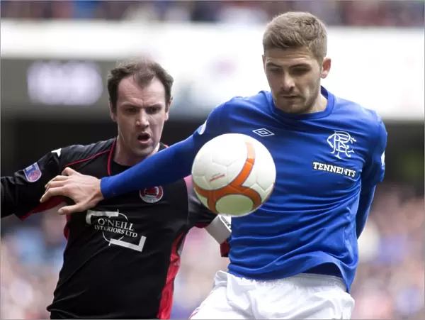 Kyle Hutton Scores the Decisive Goal: Rangers Lead 2-0 Against Clyde at Ibrox Stadium