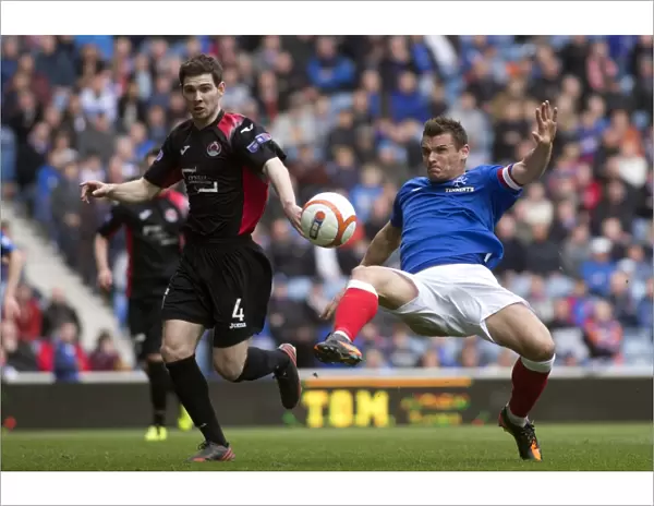 Lee McCulloch Scores the Second Goal: Rangers 4-2 Victory over Clyde at Ibrox Stadium (Scottish Third Division)