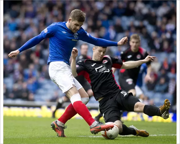 Rangers Kyle Hutton Nets the Decisive Goal: Rangers 2-0 Clyde in Irn-Bru Scottish Third Division at Ibrox Stadium