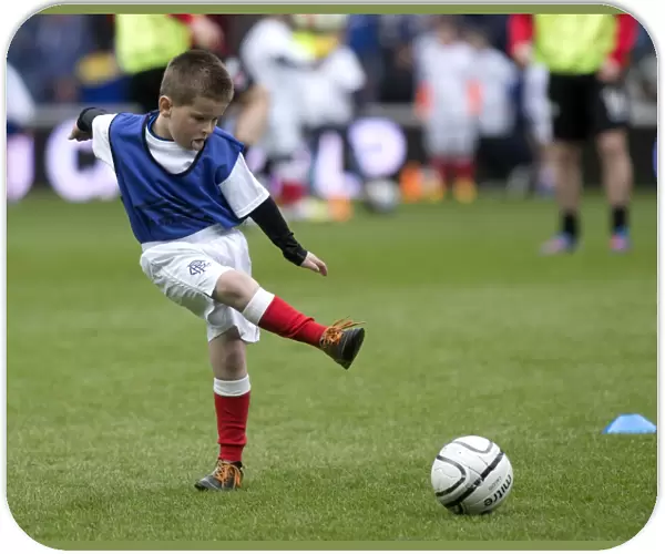 Half Time Thrills at Ibrox: Young Rangers Shine - Next Generation on the Pitch