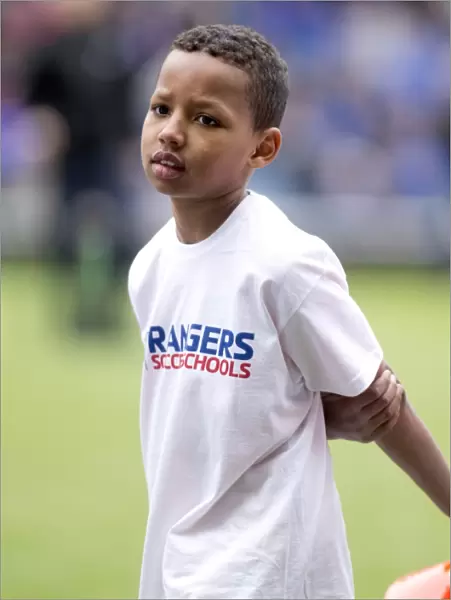 Young Rangers Shining at Ibrox: A 2-0 Half Time Victory