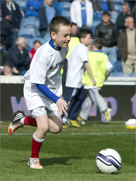 Rangers Soccer School Kids Light Up Ibrox with Exciting Half-Time Show: Rangers vs. Peterhead (1-2)