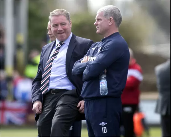 Ally McCoist's Light-Hearted Moments: Rangers Triumphant 4-2 Victory over East Stirlingshire in the Scottish Third Division at Ochilview Park