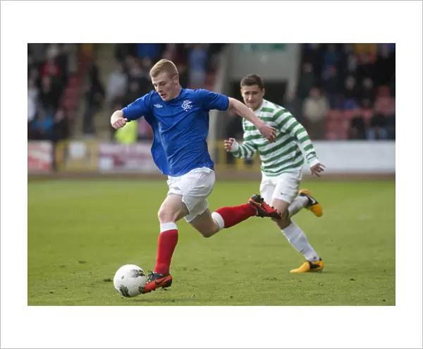 Glasgow Cup Final 2013: Rangers vs Celtic - Jamie Mills Intense Battle