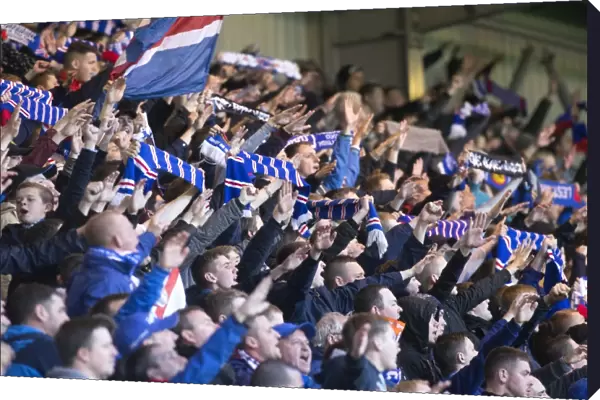 Rangers Fans at the Glasgow Cup Final: A Sea of Passion (Celtic vs Rangers, Firhill Stadium, 2013)