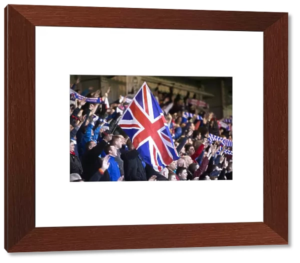 Rangers vs. Celtic: A Fan's Passionate Moment at the Glasgow Cup Final (2013) - Firhill Stadium