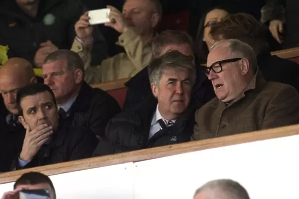 Rangers Chairman Malcolm Murray Witnesses Glasgow Cup Final Clash Against Celtic at Firhill Stadium (2013)