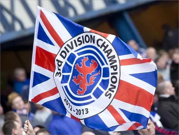 Rangers FC: Triumphant Moment at Ibrox - 1-0 Victory over Berwick Rangers with Ecstatic Fans